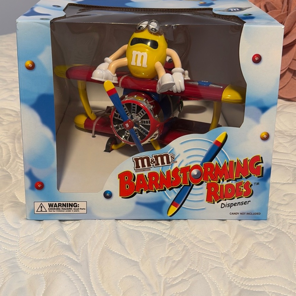 M&M'S Red and Yellow Candy Dispenser Superhero Toy